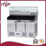 Direct Cooling Refrigerated Counters for Pizza