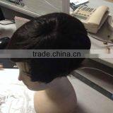 Indian Remy Human Hair Toupee / Wig for Men Natural Hair Wig for Men thumbnail-4