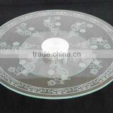 D30cm Rotating Tray Clear Tempered Glass Lazy Susan thumbnail-6
