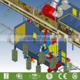 CE Certification H Beam Steel Sand Blast Machine / Shot Blasting Machine Price