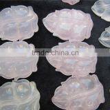 Cheap Natural Multiple Quartz Leaf Carved for Decoration or Souvenir thumbnail-1