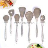 7-Piece Premium Silicone Kitchen Utensil Set With Stainless Steel Handle thumbnail-2