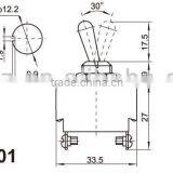 Mini Toggle Switch,Factory Supply CE&RoHS 2a 250vac Toggle Switch thumbnail-4