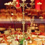 Promotional Fantastic Simple Metal Candle Holder Centerpiece Candelabra thumbnail-3