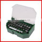 33pc Screwdriver Cr-V Bit Set