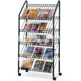 Metal Floor Stand Book Display Rack