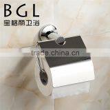 2015news 11932 BAOGELI Stainless Steel 304 Bathroom Accessories With Lid Paper Holderchrome Unique Design Paper Holder