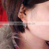 2015 New Trend Tassel Earrings ! 18k Gold Hoop Earrings ! thumbnail-4