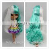 New Arrival Blue and White Deep Wavy Neo Blythe Doll Wigs thumbnail-1