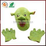 Hot Sale Funny Green Unique Rubber Halloween Shrek Vendetta Mask thumbnail-6