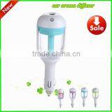 Portable Mini Car Ultrasonic Aroma Diffuser Humidifier Air Purifier Mist Maker for Car thumbnail-1