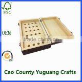 Wooden Home Garden Tool Kit Set Storage Box thumbnail-5