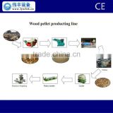 CE 4tph wood pellet production line, 4T/H sawdust pellet making machines