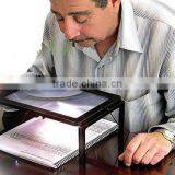 Hand Free Plastic Desktop Book Illuminated Magnifier With LED Light thumbnail-1