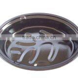 Ceramic Coating Enamel Oval Chicken Roaster Pan With Wire Rack thumbnail-6