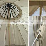 Luxury Canvas Camping Tent 5 Person Camping Teepee Tent thumbnail-3