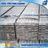 80*80*1.2mm Erw Carbon Tube Pre Galvanized Steel Pipe