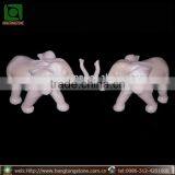 Hand Carved Natural Marble Elephant Figurine thumbnail-1