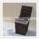 Wholesale Willow Basket With Plastic Linner and Leather Handles thumbnail-4