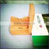 Unique Butterfly Bookends Type Pine Wood Book Reading Stand Wooden Display Rack thumbnail-1