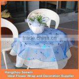 Customise 100% Polyester Cheap Wedding Organza Table Cloth thumbnail-1