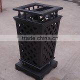 Arlau Outdoor Park Metal Waste Bin thumbnail-2
