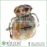 Pretty Bag Shape With Coin Pattern Ceramic Piggy Bank thumbnail-3
