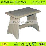 Cheap FSC Natural Unfinished Wooden Stool thumbnail-1