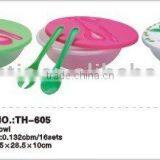 Salad Bowl,round Plastic Salad Bowl thumbnail-2