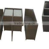 Garden Wicker Coffee Table Sets thumbnail-2