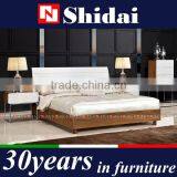 Modern Teen Bedroom Furniture / Indian Furniture Bedroom Beds / Bedroom Furniture Simple Double Bed B-824 thumbnail-1