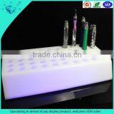 White Plastic Acrylic Ballpoint Pen Display Shelf for Retail Shop thumbnail-5