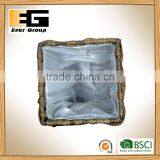 Plastics Rattan Garden Plant With Pvc Lining Square Basket thumbnail-3