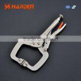 Professional C-Clamp Lock Grip Pliers With Swivel Pads thumbnail-1