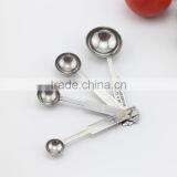 Stainless Steel Stainless Steel Set of 4 Measuring Spoons for Measuring Dry And Liquid Ingredients thumbnail-5