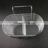 43007 Steel Wire Sink Basket Cutlery Holder Cooking Utensils Storage Kitchen Rack thumbnail-2