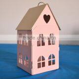 Fashion Little House Heart Metal Candle Holder Iron Lantern Home Decoration Chirstmas Decoration Farol de Metal thumbnail-5