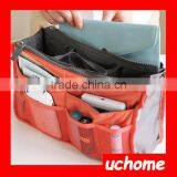 UCHOME Nylon Fabric Double Zipper Multifunctional Bag Organizer Cosmetic Bag thumbnail-3