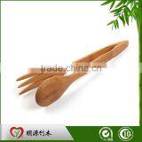 Salad Food Serving Utensil Bamboo Tongs thumbnail-4