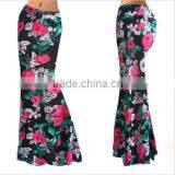 Guangzhou Clothes OEM Sexy Floral Printed Jersey Hippie Chic Vestidos Brand Clothing thumbnail-6