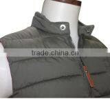 Men's Fashion Cold Weather Winter Sleeveless Puffy Vest High Neck Hooded thumbnail-4