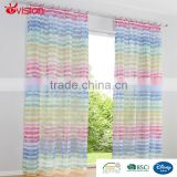 design curtains rainbow designs print ready made digital curtains with loops,window curtains,voile fabrics