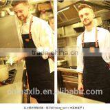 Fashion Bib Apron With Leather Strap for Work thumbnail-5