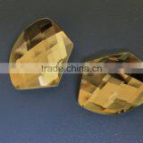 Lady Skirt Shape Flat Back Glass Loose Beads for Earings ,pendants and Clothing