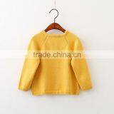 Wholesale Ginger Color Knitting Patterns Baby Girl Cardigans Sweaters thumbnail-2