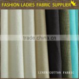Manufacturer in shaoxing textile reactive printed 100%linen fabric wholesale linen fabric linen cotton fabric