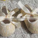 Baby Shoes Newborn Baby Cotton &lace Caucal Shoes Baby Walker thumbnail-3