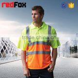 Yellow 180gsm Net Long Sleeve Safety T-shirt for Worker Reflective Motercycle Safety T-shirt Industrial Safety T-shirt thumbnail-2