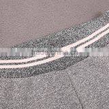 HAODUOYI Girl's Grey Ribbed Waist & Cuff Sporty Pants thumbnail-2