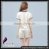 CXLTK01 Wholesale Fashion Ladies Clothes Jumpsuits Soft Silk Pajamas Sleepwear thumbnail-2